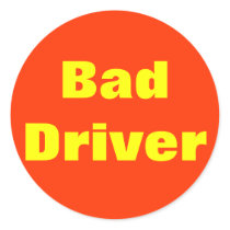 Bad Driver! Sticker by Catwing Bad Driver! Sticker