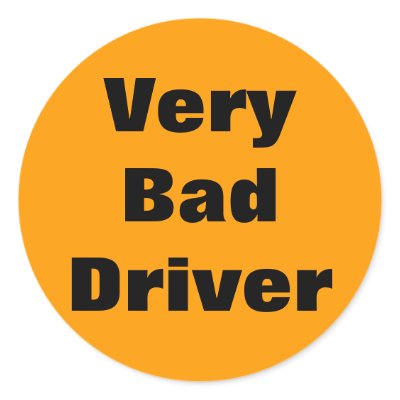Bad Driver! Sticker by Catwing