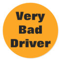 Bad Driver! Sticker by Catwing Bad Driver! Sticker