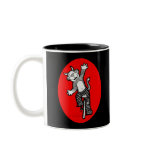 Bad Evil Monkey Riding Unicycle Coffee Mug