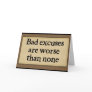 Bad Excuses: Greeting Cards