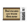 Bad Excuses: Postage Stamps