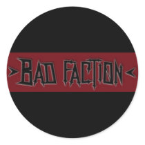 Bad Faction Logo stickers