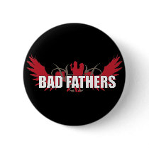 Bad Fathers Red Logo Button