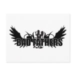 Bad Fathers Winged Ladies Design Postcard