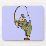 bad fisherman mouse mat