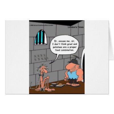 Bad Food Combination Funny Gifts & Tees Greeting Card by beardiethor123