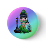 Bad Genie Rainbow Button