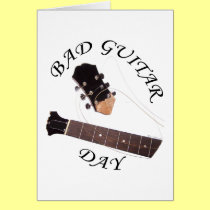 Bad Guitar Day cards