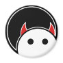 Bad Habit round magnet