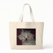 Bad Hair Day - Dog and People Humor Tote Bag
