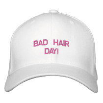 BAD HAIR DAY! embroidered hats