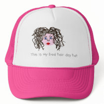 Bad hair day hat by Swe3tnsourchicke Bad hair day hat