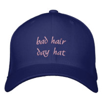 bad hair day hat embroidered hats by ingasi bad hair day hat embroidered hats