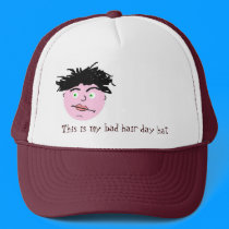 Bad hair day hat -men by Swe3tnsourchicke Bad hair day hat -men