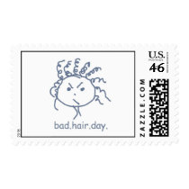 Bad Hair Day Postage Stamps