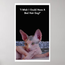 "Bad Hair Day" Print