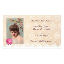 Bad Hair Day salon business card/calling card