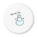 Bad Hair Day Snowman magnets by CelebrationZazzle Bad Hair Day Snowman magnets
