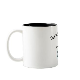 Bad Hair Day Snowman mug