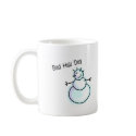 Bad Hair Day Snowman mugs by TeeZazzle Bad Hair Day Snowman mugs