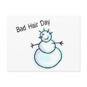 Bad Hair Day Snowman postcards by TorrDenaIndians Bad Hair Day Snowman postcards