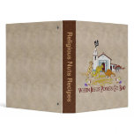 Bad Jesus Ponies 3 Ring Binder