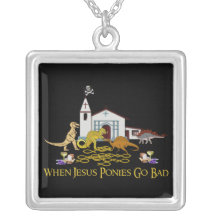 Bad Jesus Ponies Necklaces