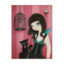 Bad Kitty - Fairy Postcard