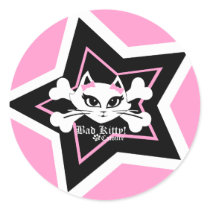 Bad Kitty Little Pink Stickerz