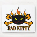 Bad Kitty mousepads by TheFamousLabel Bad Kitty mousepads