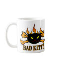 Bad Kitty mugs by TheFamousLabel Bad Kitty mugs