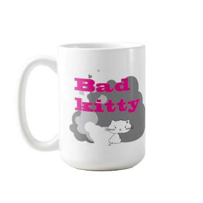bad kitty mugs by NChadai