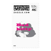 bad kitty postage stamps