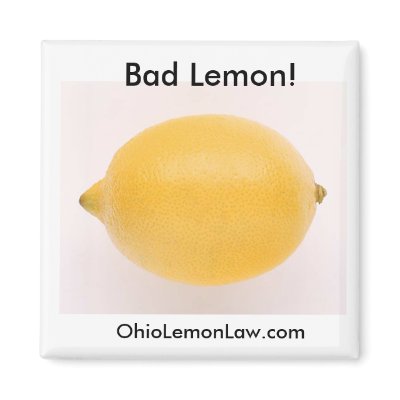 Bad Lemon! Magnet by ohiolemonlaw