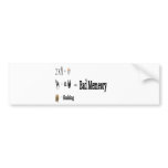 Bad Memeory Bumper Sticker