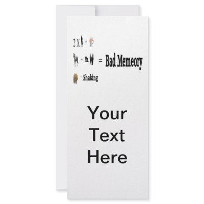 Bad Memeory Rack Card by joystickenvy