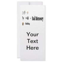 Bad Memeory Rack Card