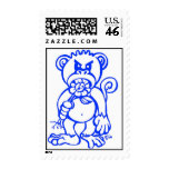 Bad monkey-Blue Stamp