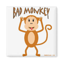 Bad Monkey magnet