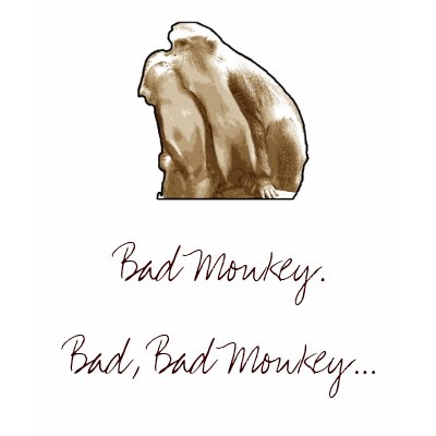 Bad Monkey Tee Shirts by rooster7667