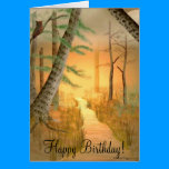 Bad Moon Rising Birthday Card cards