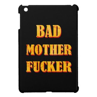 Bad mother fucker blood splattered vintage quote cover for the iPad mini