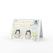 bad omens greeting card