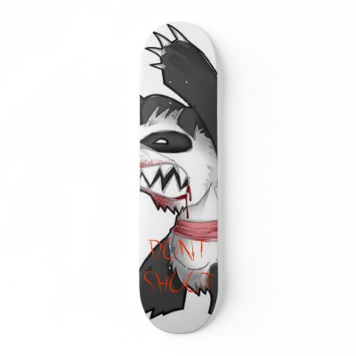 bad_panda, DONT SHOOT Skate Board Deck by sk8terdude234