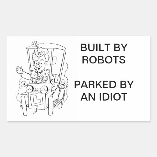 Bad Parking Sticker