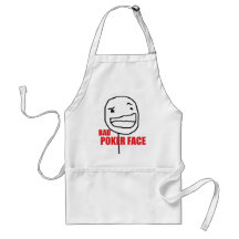 Bad Poker Face Aprons