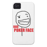 Bad Poker Face Iphone 4 Cases