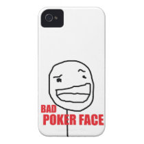 Bad Poker Face Iphone 4 Covers