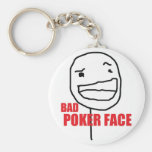 Bad Poker Face Key Chain
